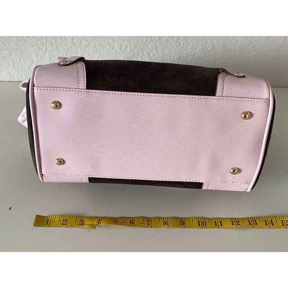 Juicy Couture Classic Scottie Dogs Tote Chocolate Pink Daydreamer Viral NEW - Picture 14 of 16